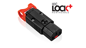 World's first locking rewireable C13 IEC Connector from Scolmore