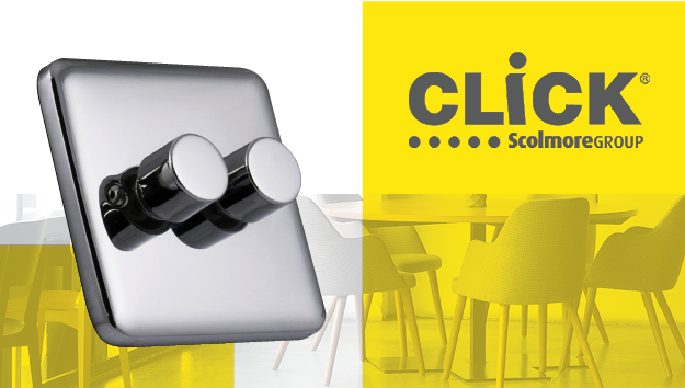 New Click LED dimmer switches from Scolmore