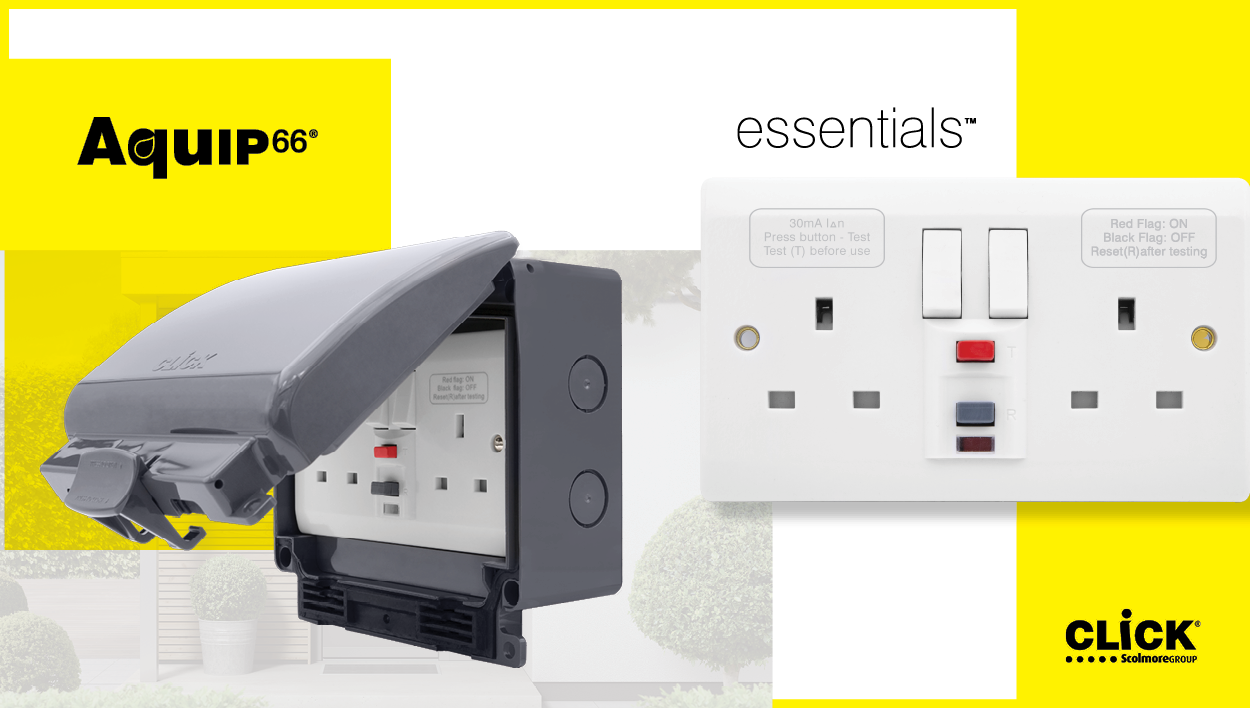 Scolmore adds new RCD sockets to its wiring accessories range 